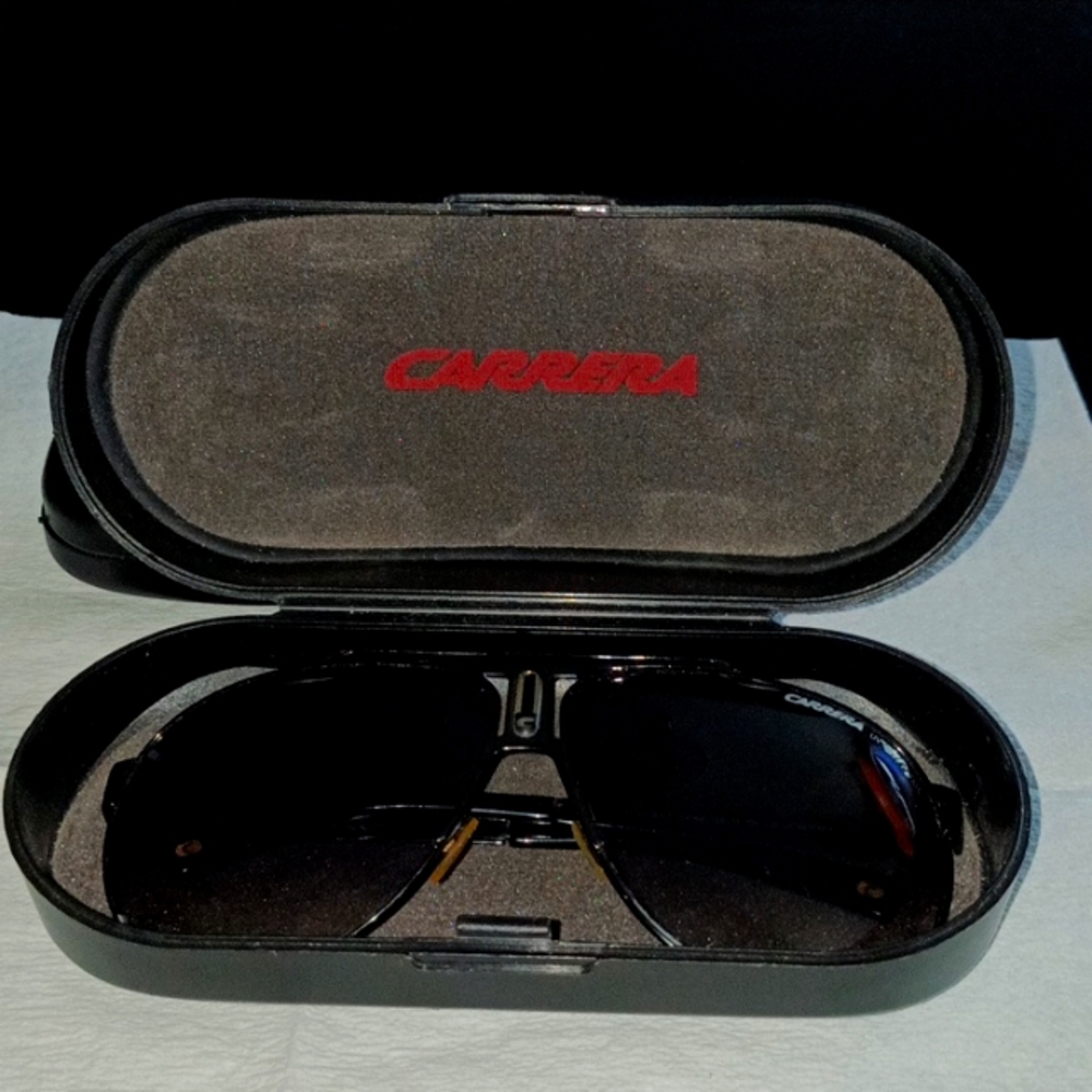 Unisex Vintage Carrera Sunglasses Panamericka 65 with hard case Authentic